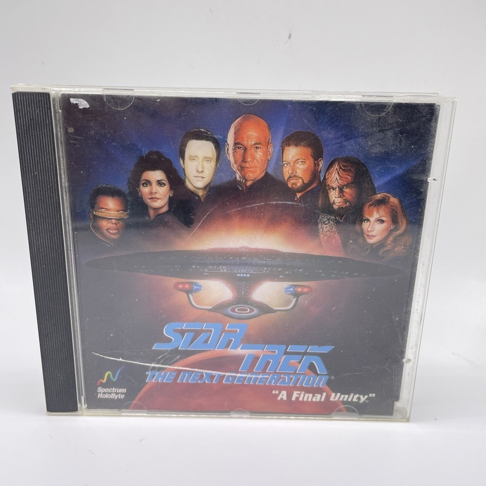 Star Trek: The Next Generation "A Final Unity" PC CD-ROM Retro‎ Game